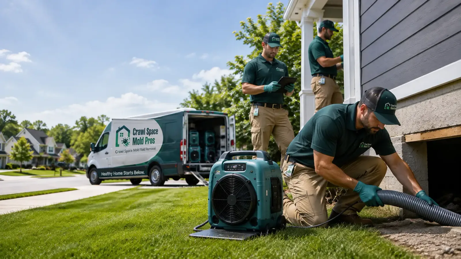 Crawl Space Mold Removal in Hensel, ND